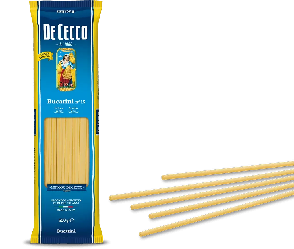 De Cecco Bucatini N G Pasta Ris Sorrento Import Aps