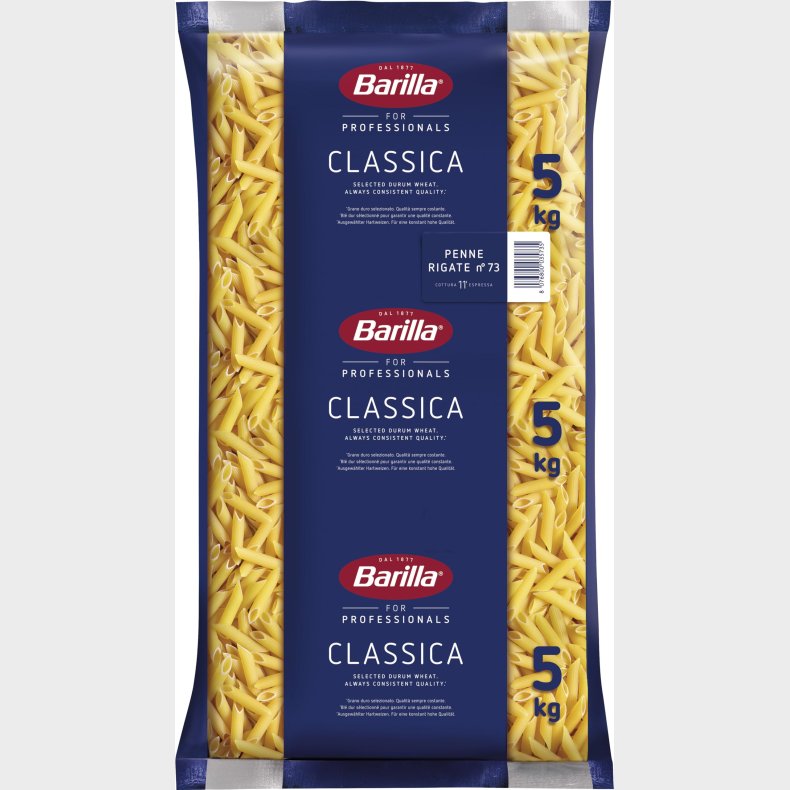 BARILLA PENNE RIGATE 5 KG