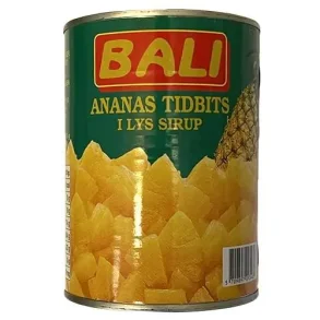 BALI ANANAS TIDBITS I LYS SIRUP 3,035 KG