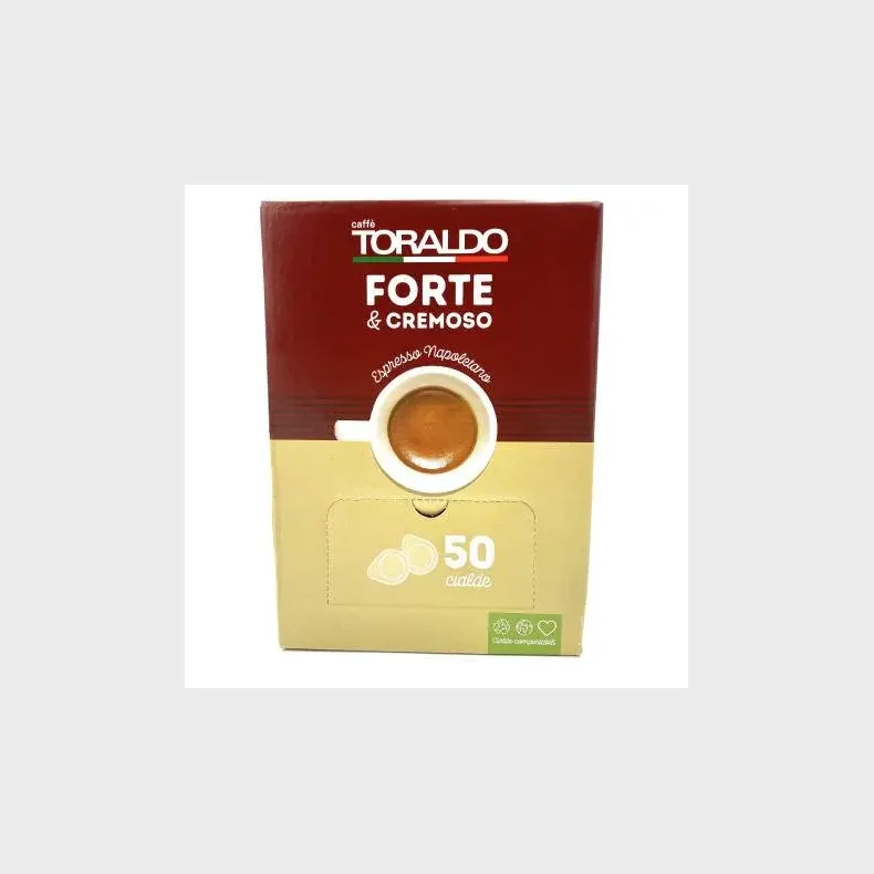 CAFF TORALDO CIALDE FORTE &amp; CREMOSO ESPRESSO NAPOLETANO 360 G