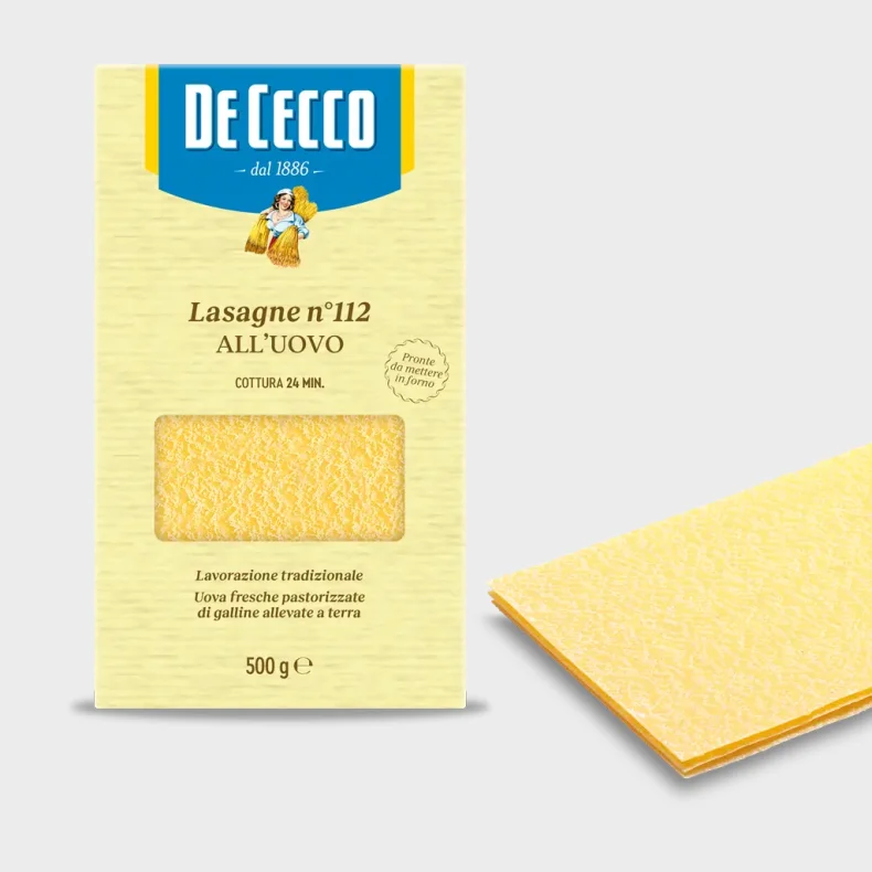 DE CECCO LASAGNE ALL'UOVO N.112 500 G