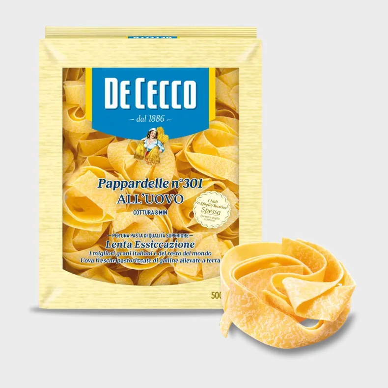 DE CECCO PAPPARDELLE ALL'UOVO N.301 500 G