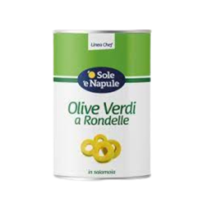 O SOLE E NAPULE OLIVE VERDI A RONDELLE 4,1 KG ←