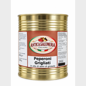 ANTICA SALUMERIA PEPERONI GRIGLIATI IN OLIO DI SEMI DI GIRASOLE KG 3/1