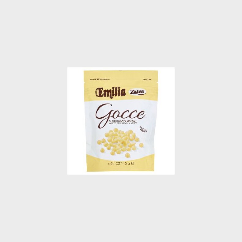 ZAINI GOCCE DI CIOCCOLATO BIANCHE 140GR