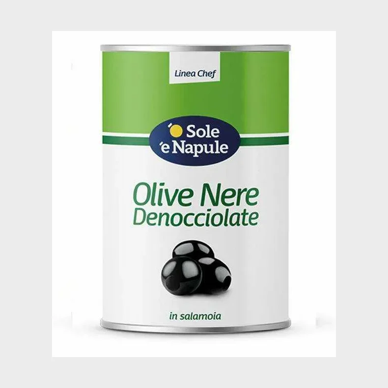 'O SOLE 'E NAPULE OLIVE NERE DENOCCIOLATE 4,1KG