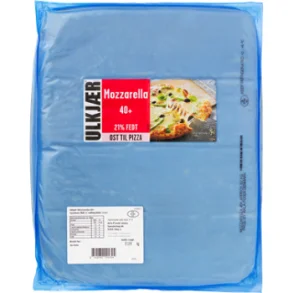 ULKJAER MOZZARELLA 40+ 21% FEDT 9 KG